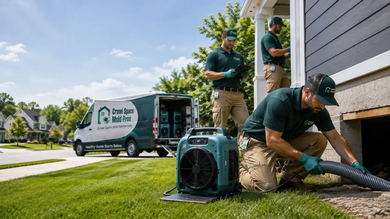 Crawl Space Mold Removal in Dedham, MA